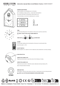 Manual de uso Karlsson KA6015YE Despertador