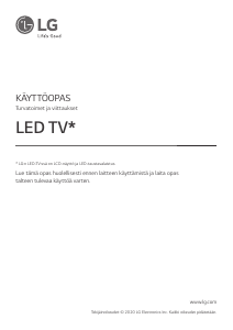 Käyttöohje LG 49UN71006LB LED-televisio