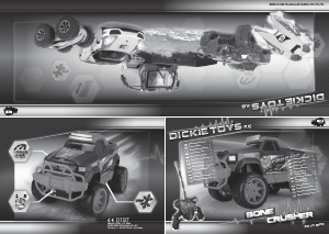 Manual Dickie Toys Bone Crusher Mașină cu telecomanda