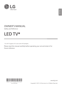 Manual LG 50UP751C0ZF LED Television