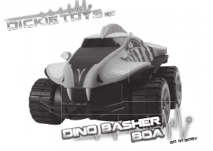 Handleiding Dickie Toys Dino Basher Boa Radiobestuurbare auto