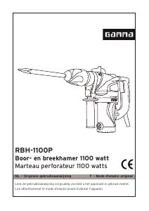 Mode d’emploi Gamma RBH-1100P Perforateur