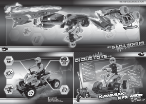 Manual Dickie Toys Kawasaki KFX 450R Mașină cu telecomanda