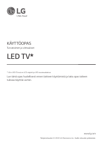 Käyttöohje LG 55NANO956NA LED-televisio