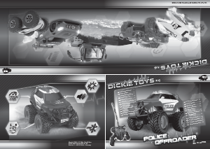 Manual Dickie Toys Police Offroader Mașină cu telecomanda