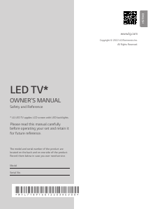 Manual LG 55UQ70006LB LED Television