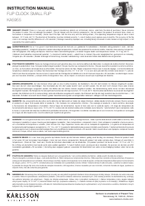Mode d’emploi Karlsson KA5955SI Horloge