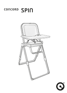 Manual de uso Concord Spin Silla alta de bebé