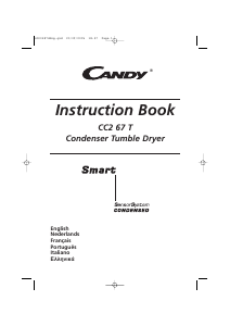Handleiding Candy CC2 67T-01S Wasdroger