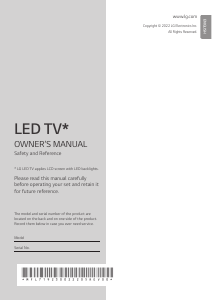 Manual LG 65UQ751C0LF LED Television