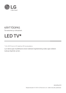 Käyttöohje LG 75NANO916NA LED-televisio