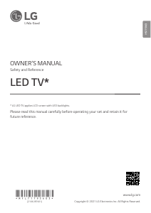 Bruksanvisning LG 75QNED996PB LED TV