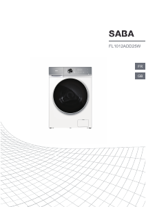Manual SABA FL1012ADD25W Washing Machine