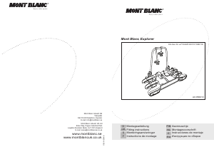 Instrukcja Mont Blanc TowExplore 2 Bagażnik rowerowy