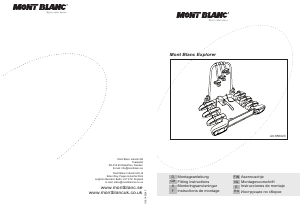Brugsanvisning Mont Blanc TowExplore 3 Cykelholder