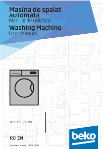 Manual BEKO WRE 6512 BAW Mașină de spălat