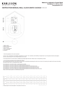 Bedienungsanleitung Karlsson KA6026YE Uhr