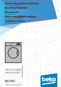 Handleiding BEKO WRE 6532 ZWBW Wasmachine