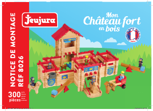 説明書 JeuJura 8026 Mon chateau fort en bois