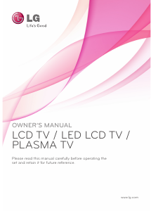 Manual LG 19LV250N LED Television