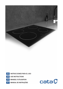 Manual de uso Cata INSB 9012 BK Placa
