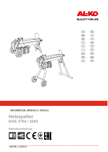 Manual AL-KO KHS 3704 Mașină de spintecat
