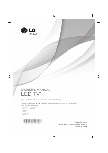 Käyttöohje LG 32LB582V LED-televisio