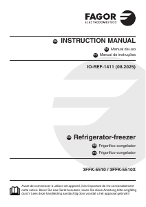 Manual Fagor 3FFK-5510X Frigorífico combinado