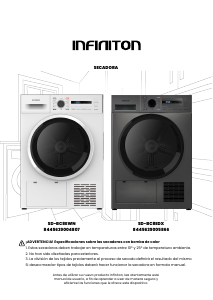 Bruksanvisning Infiniton SD-BC8EDX Torktumlare