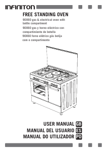 Manual de uso Infiniton CC90X2W4F Cocina