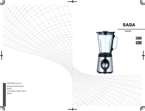 Manual SABA BL815IX Blender