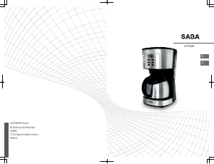 Mode d’emploi SABA CFT22IX Cafetière