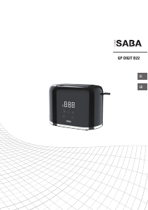 Bruksanvisning SABA GP DIGIT B22 Brödrost