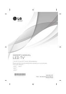 Käyttöohje LG 42LB570V LED-televisio