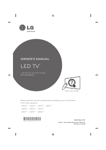 Käyttöohje LG 42LB650V LED-televisio