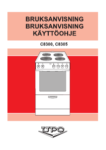 Käyttöohje UPO C8305 Liesi