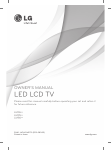 Käyttöohje LG 47LM860V LED-televisio