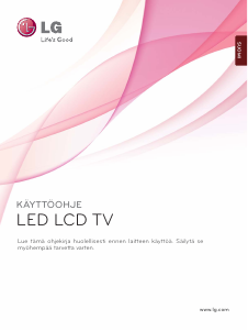 Käyttöohje LG 55LX950N LED-televisio