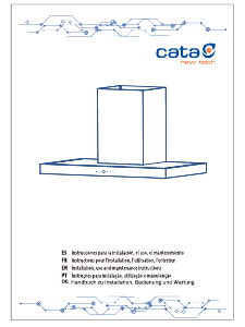 Manual de uso Cata LEGEND 9000 XGBK Campana extractora