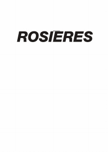 Használati útmutató Rosières RBT5519EW Hűtő és fagyasztó