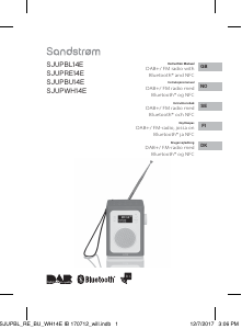 Käyttöohje Sandstrøm SJUPBL14E Radio