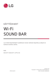 Käyttöohje LG NSG10TY Kotiteatterijärjestelmä