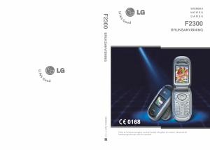 Bruksanvisning LG F2300TNRBK Mobiltelefon