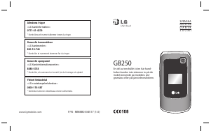 Käyttöohje LG GB250 Matkapuhelin
