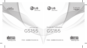 Mode d’emploi LG GS155 Téléphone portable