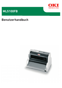 Bedienungsanleitung OKI ML5100FB Drucker