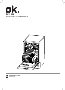 Manual OK ODW 230 Dishwasher