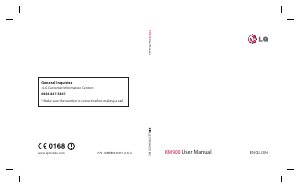Bruksanvisning LG KM900 Mobiltelefon