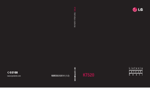 Rokasgrāmata LG KT520 Mobilais tālrunis
