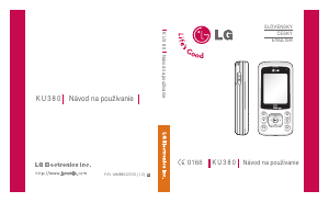 Manuál LG KU380 Mobilní telefon